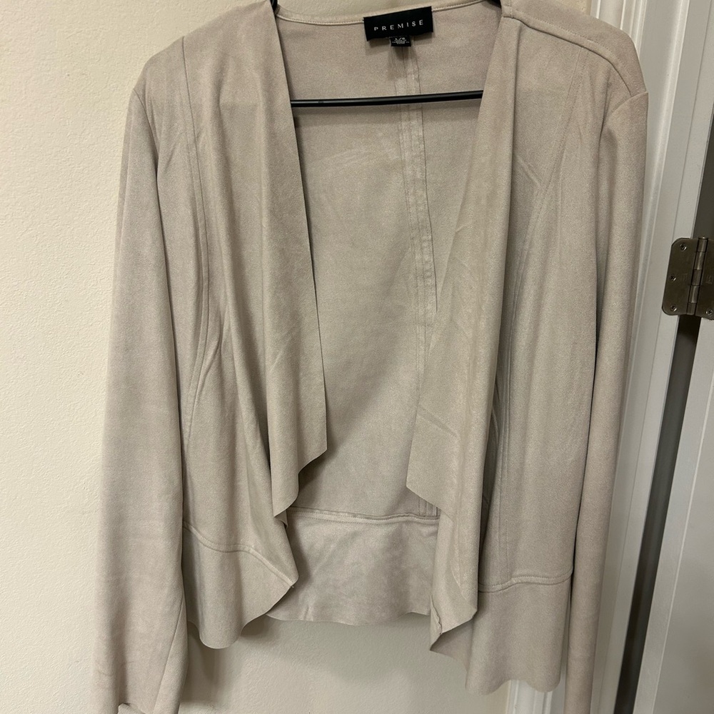 Premise Open-Front Drape Cardigan – Size L